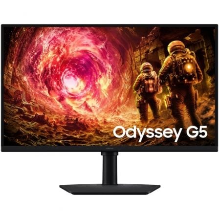 Monitor Gaming Samsung Odyssey G5 G50F S27FG502EU 27'/ QHD/ 1ms/ 180Hz/ IPS/ Regulable en Altura/ Negro